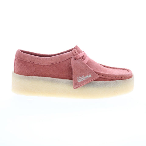 Clarks Wallabee Cup 26176565 Womens Pink Oxfords & Lace Ups Casual Shoes