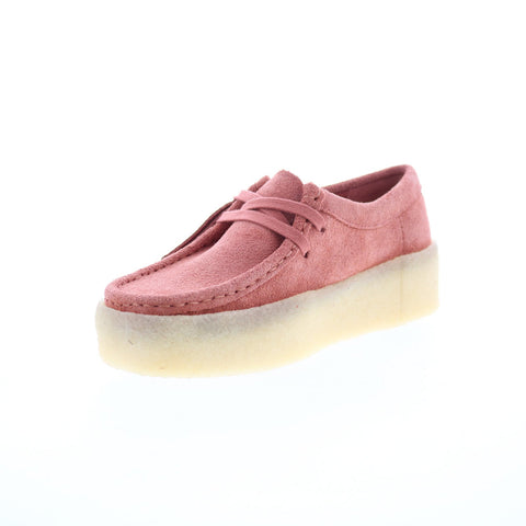 Clarks Wallabee Cup 26176565 Womens Pink Oxfords & Lace Ups Casual Shoes