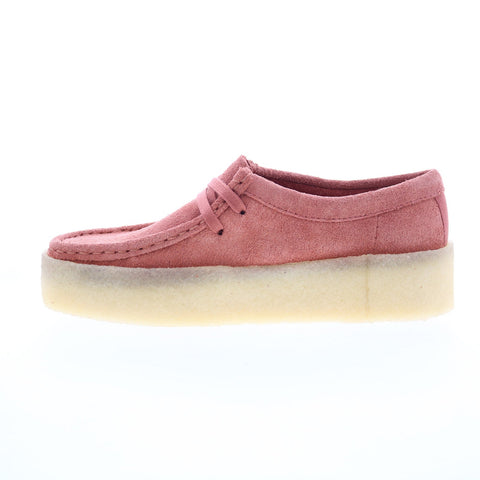 Clarks Wallabee Cup 26176565 Womens Pink Oxfords & Lace Ups Casual Shoes