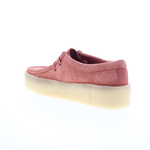 Clarks Wallabee Cup 26176565 Womens Pink Oxfords & Lace Ups Casual Shoes
