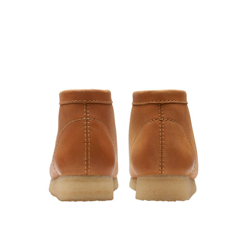 Clarks Wallabee Boot Mid 26176627 Mens Brown Leather Lace Up Chukkas Boots