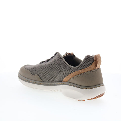 Clarks Clarks Pro Knit 26176861 Mens Gray Nubuck Lifestyle Sneakers Shoes