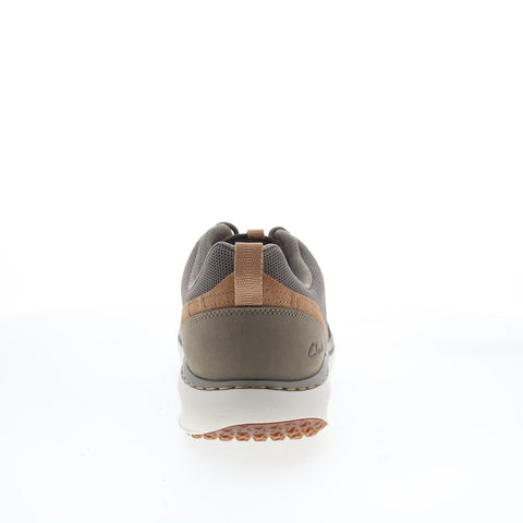 Clarks Clarks Pro Knit 26176861 Mens Gray Nubuck Lifestyle Sneakers Shoes
