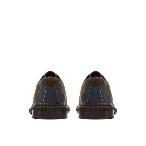Clarks Burchill Derby 26176928 Mens Brown Oxfords & Lace Ups Plain Toe Shoes