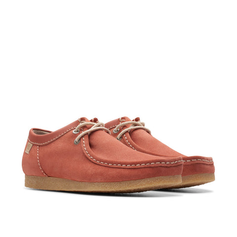 Clarks Shacre II Run 26176979 Mens Red Suede Oxfords & Lace Ups Casual Shoes