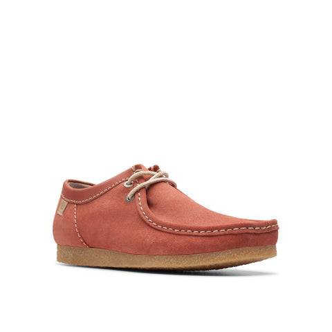 Clarks Shacre II Run 26176979 Mens Red Suede Oxfords & Lace Ups Casual Shoes