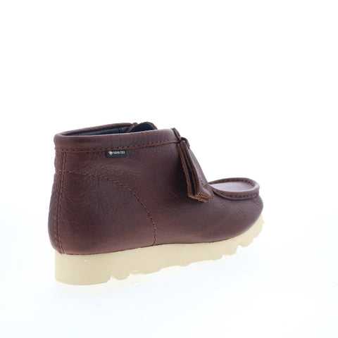 Clarks Wallabee Boot GTX 26177730 Mens Brown Leather Chukkas Boots