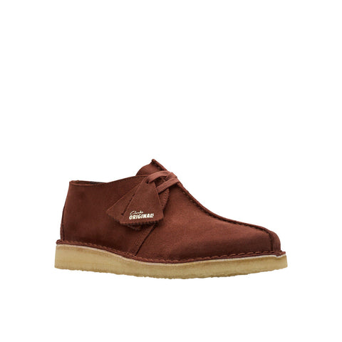 Clarks Desert Trek 26177745 Mens Brown Leather Lace Up Chukkas Boots
