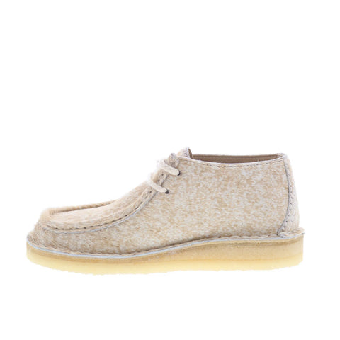 Clarks Desert Nomad 26178079 Womens Beige Oxfords & Lace Ups Casual Shoes