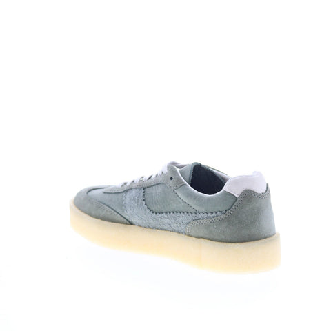 Clarks Tor 80 26178160 Womens Green Suede Lace Up Lifestyle Sneakers Shoes