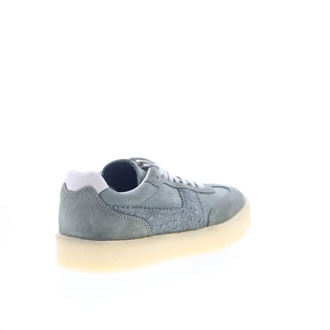 Clarks Tor 80 26178160 Womens Green Suede Lace Up Lifestyle Sneakers Shoes