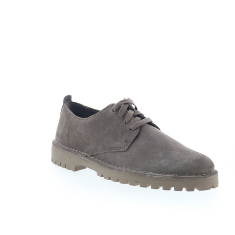 Clarks Desert Rock LO 26178198 Mens Gray Oxfords & Lace Ups Plain Toe Shoes 