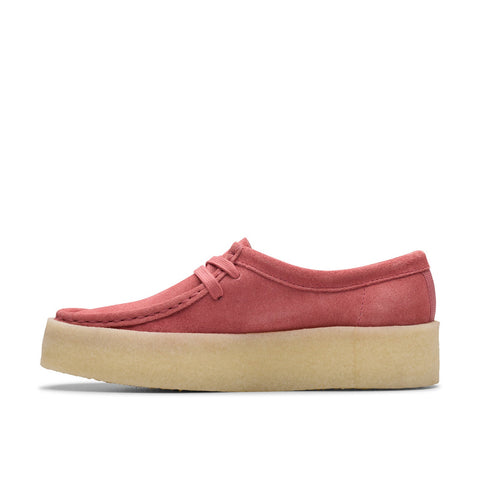 Clarks Wallabee Cup 26178224 Womens Pink Oxfords & Lace Ups Casual Shoes