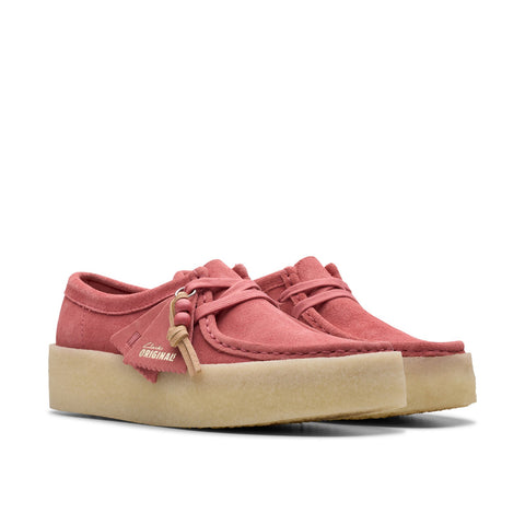 Clarks Wallabee Cup 26178224 Womens Pink Oxfords & Lace Ups Casual Shoes