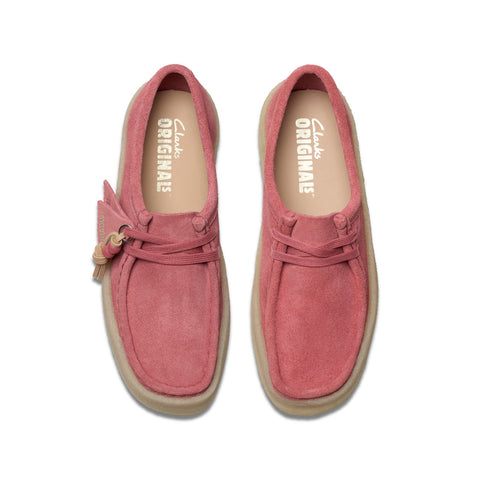 Clarks Wallabee Cup 26178224 Womens Pink Oxfords & Lace Ups Casual Shoes