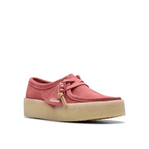 Clarks Wallabee Cup 26178224 Womens Pink Oxfords & Lace Ups Casual Shoes