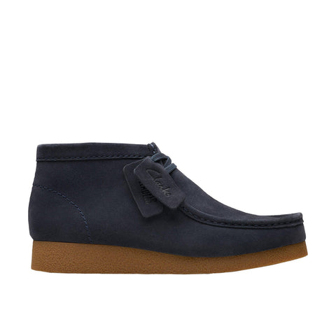 Clarks WallabeeEVO BT 26178280 Mens Blue Suede Lace Up Chukkas Boots