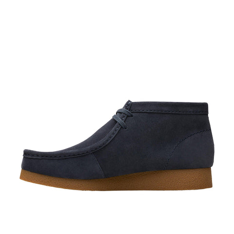 Clarks WallabeeEVO BT 26178280 Mens Blue Suede Lace Up Chukkas Boots