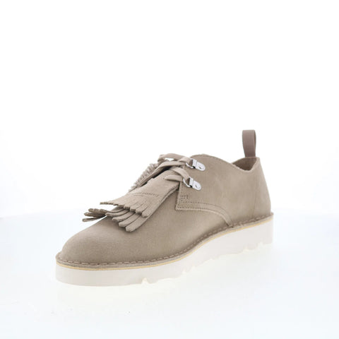 Clarks Desert Trek 26178285 Mens Gray Suede Oxfords & Lace Ups Casual Shoes