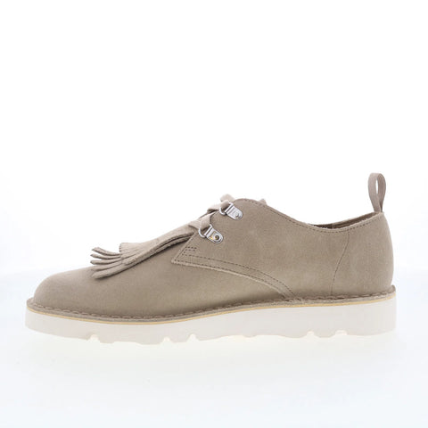 Clarks Desert Trek 26178285 Mens Gray Suede Oxfords & Lace Ups Casual Shoes