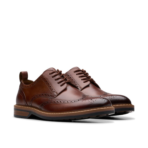 Clarks Aldwin Limit Mens Brown Oxfords & Lace Ups Wingtip & Brogue Shoes