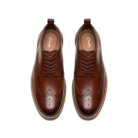 Clarks Aldwin Limit Mens Brown Oxfords & Lace Ups Wingtip & Brogue Shoes