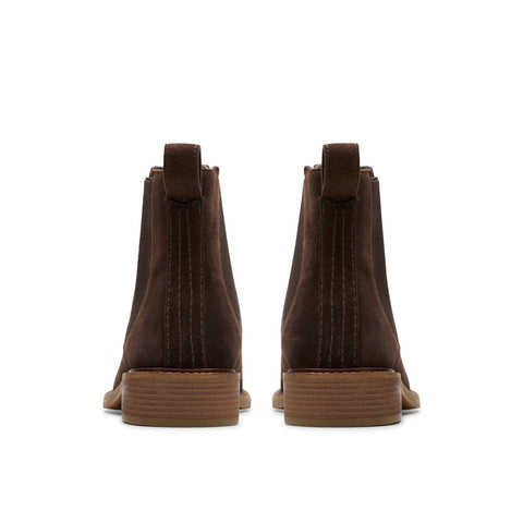 Clarks Cologne Arlo 2 26178749 Womens Brown Suede Slip On Chelsea Boots