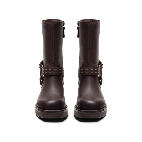 Clarks Rebelle Up 26178898 Womens Brown Leather Zipper Casual Dress Boots