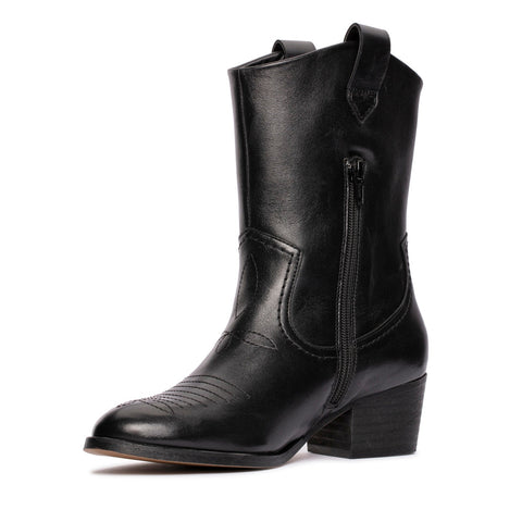 Clarks Octavia Up 26179079 Womens Black Leather Cowboy Western Boots