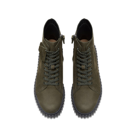 Clarks Torhill Rise 26179123 Womens Green Nubuck Casual Dress Boots