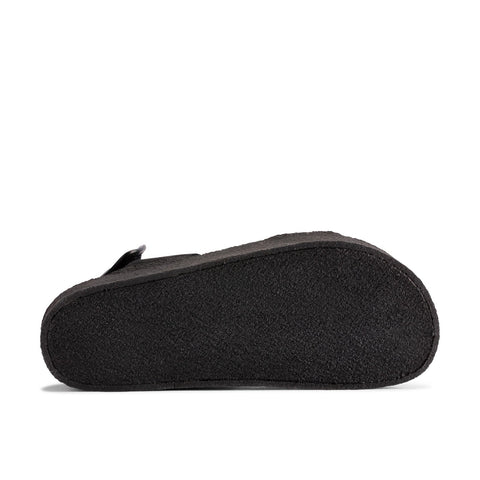 Clarks Crepe Sandal 26179124 Womens Black Leather Strap Sandals Shoes