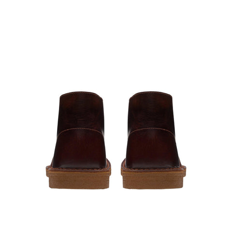 Clarks Desert Trek Hiker 26179171 Mens Burgundy Leather Chukkas Boots