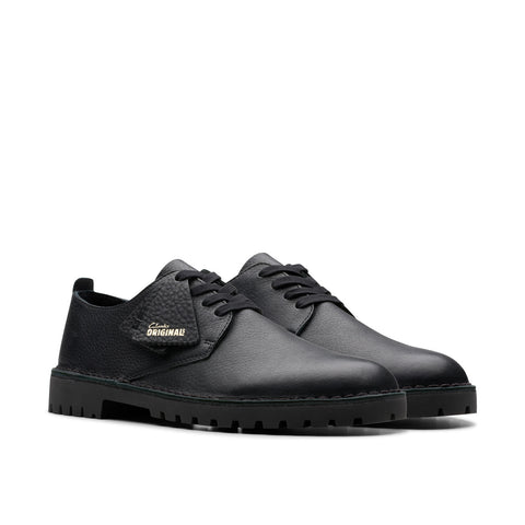 Clarks Desert Rock LO 26179178 Mens Black Oxfords & Lace Ups Plain Toe Shoes