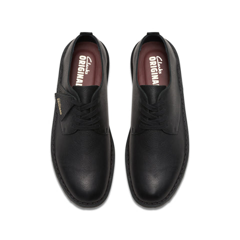 Clarks Desert Rock LO 26179178 Mens Black Oxfords & Lace Ups Plain Toe Shoes