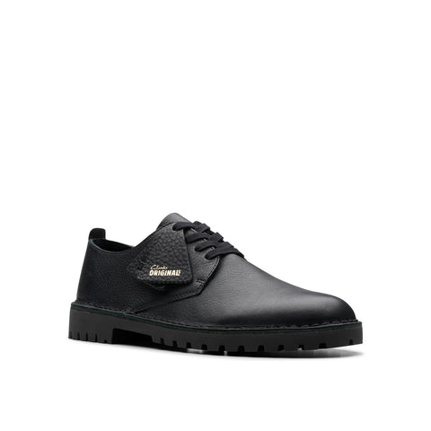 Clarks Desert Rock LO 26179178 Mens Black Oxfords & Lace Ups Plain Toe Shoes