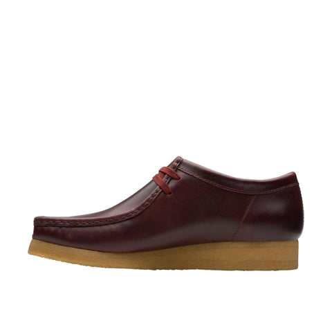Clarks Wallabee 26179192 Mens Burgundy Oxfords & Lace Ups Casual Shoes