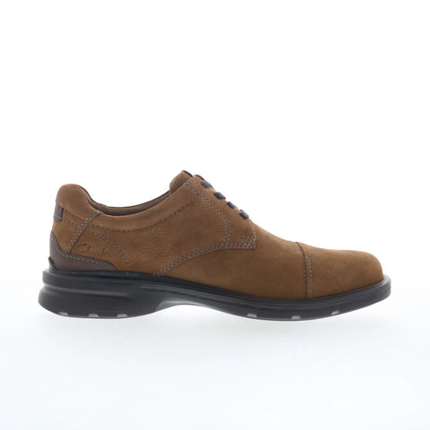 Clarks Gessler Cap 26179431 Mens Brown Oxfords & Lace Ups Cap Toe Shoes