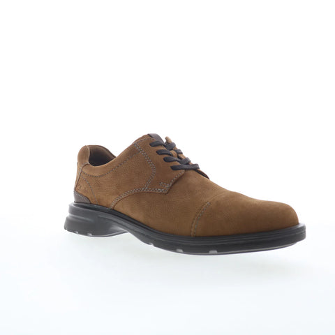 Clarks Gessler Cap 26179431 Mens Brown Oxfords & Lace Ups Cap Toe Shoes