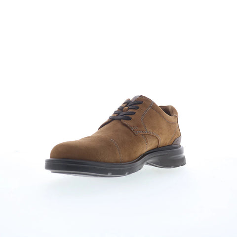 Clarks Gessler Cap 26179431 Mens Brown Oxfords & Lace Ups Cap Toe Shoes