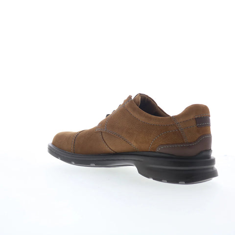 Clarks Gessler Cap 26179431 Mens Brown Oxfords & Lace Ups Cap Toe Shoes