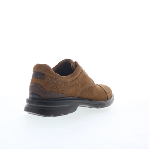Clarks Gessler Cap 26179431 Mens Brown Oxfords & Lace Ups Cap Toe Shoes