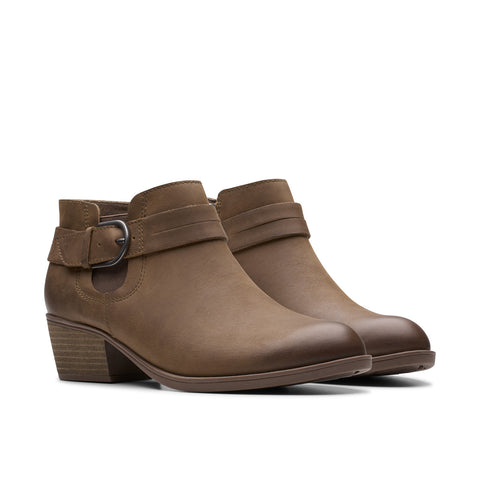 Clarks Charlten Rae 26179574 Womens Brown Ankle & Booties Boots
