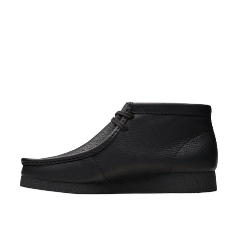 Clarks WallabeeEVO BT 26179710 Mens Black Leather Lace Up Chukkas Boots