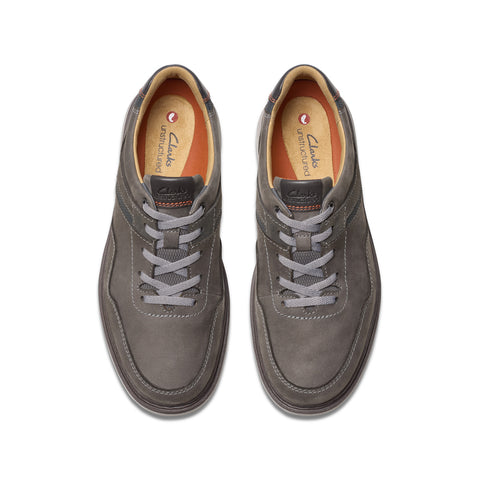 Clarks Un Briley Vibe Mens Gray Oxfords & Lace Ups Casual Shoes