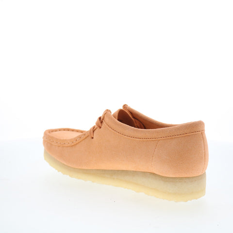 Clarks Wallabee 26180671 Womens Orange Oxfords & Lace Ups Casual Shoes