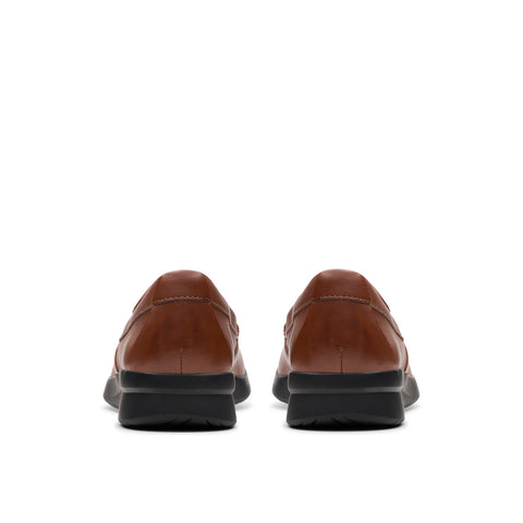 Clarks Ellowyn Lux 26180861 Womens Brown Leather Loafer Flats Shoes