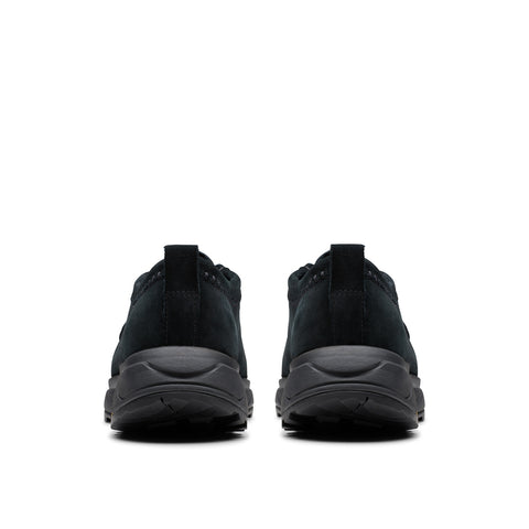 Clarks Walla Eden LO 26181120 Mens Black Suede Lifestyle Sneakers Shoes