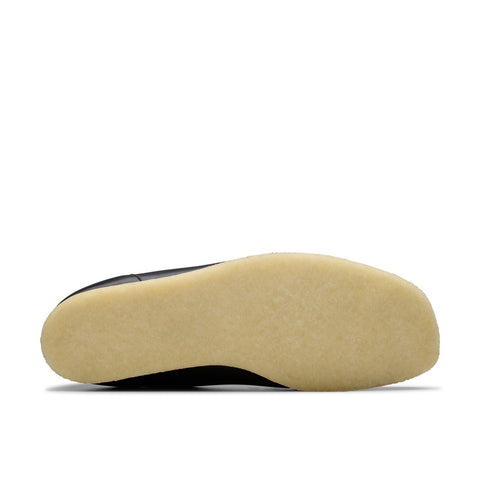 Clarks Wallabee 26181127 Mens Black Leather Oxfords & Lace Ups Casual Shoes