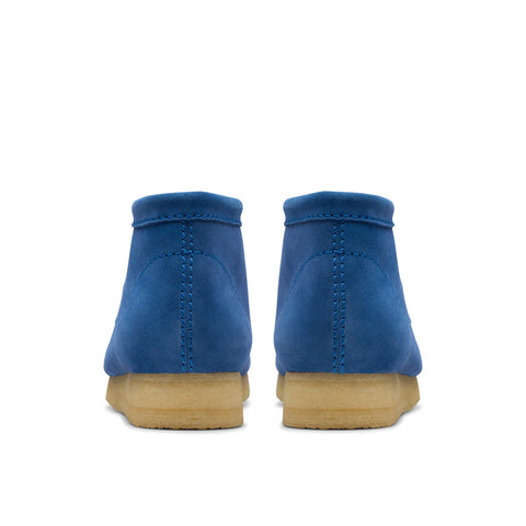 Clarks Wallabee Boot 26181134 Mens Blue Suede Lace Up Chukkas Boots