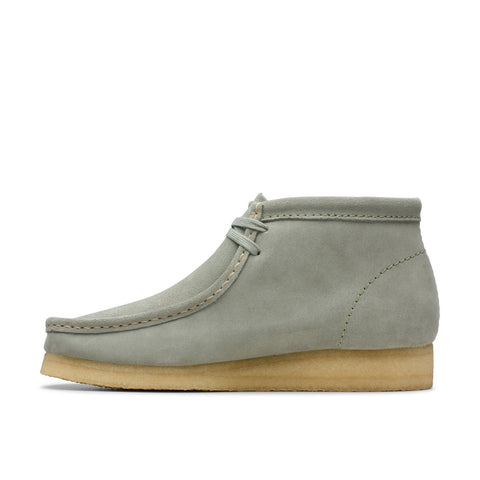 Clarks Wallabee Boot 26181139 Mens Gray Suede Lace Up Chukkas Boots